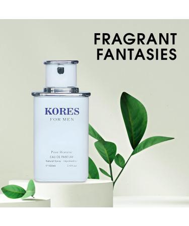 Kores Men's Perfume Sophisticated & Refined Fragrance with Citrus Spicy Notes and Warm Woody Undertones Long Lasting Scent for Elegant Occasions Kores 3.4 Fl Oz (Pack of 1) - Buy Online on GoSupps.com