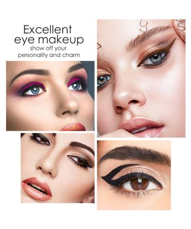 3-in-1 Waterproof Eyebrow Makeup Kit | Eyebrow Tattoo Pencil, Powder, and Eyeliner | Long-Lasting & Buildable | Dark Brown/Black | Includes 10 Stencils - Buy Online on GoSupps.com