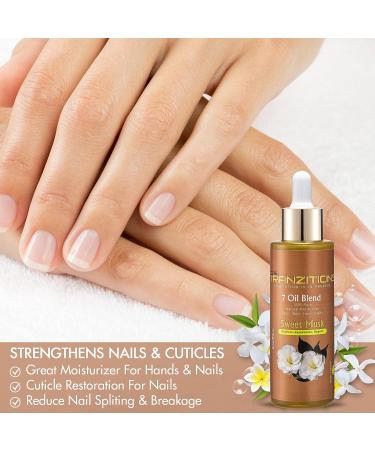 Natural Hair Oil for Curly Frizzy Hair - Cold Pressed Coconut, Apricot & Sweet Almond Oil - 2 Fl oz - Nurturing Body Oil for Dry Skin - Women & Men - Sweet Musk - Buy Online on GoSupps.com