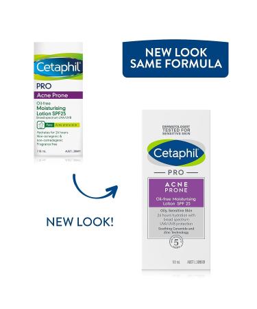 Cetaphil Pro Oil-Free Moisturizing Lotion with SPF 25 - 118ml | Acne Prone Skin - Buy Online on GoSupps.com