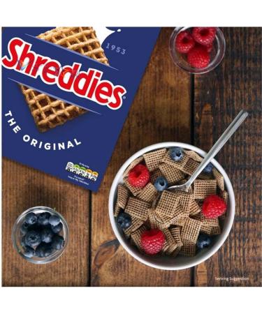 Shreddies The Original Breakfast Cereal Vegan WholeGrain 720g - Contains 5 Vitamins & Iron - Buy Online on GoSupps.com