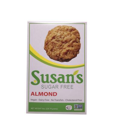 St Amour Susan's Sugar Free Cookie, Almond, 8 Ounce