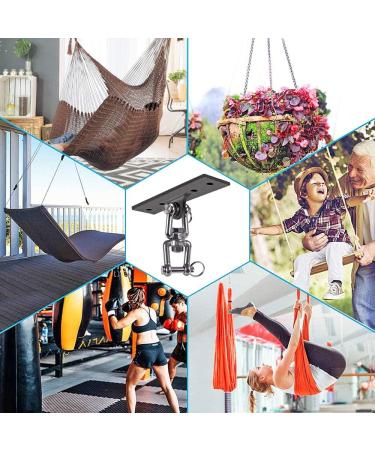 Dolibest Heavy Bag Hanger Wall Ceiling Mount Hook - 360 Rotation, 600 LB Capacity - Ideal for Strength Training, Aerial Yoga, Hammock, Resistance Band Sets - Buy Online on GoSupps.com
