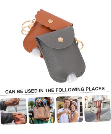 Minkissy 10 STK PU Leather Mobile Phone Stand & Travel Bottle Holder - Durable Plastic Travel Containers for On-the-Go - Buy Online on GoSupps.com