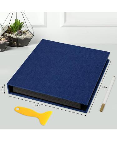 Zesthouse Self Adhesive Photo Album with 60 Pages | Scrapbook 3 Ring Binder | Holds Various Photo Sizes | Magnetic Picture Book with Writing Space | Ideal for Family, Wedding, Baby | Includes Metallic Pen - Buy Online on GoSupps.com