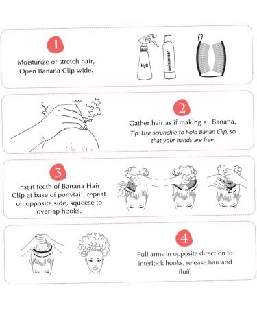 FRCOLOR Banana Side Comb Elastic Stretch Combs Hair Clips for Curly Hair Curling Angel Hair Pins Clip Clip Clip Hair Comb Women Headdress Ponytail Clamp 11x4cm black - Buy Online on GoSupps.com