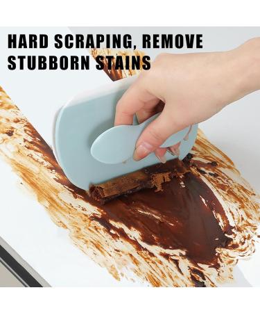Fovolat Cleaning Scrubber Brush Absorbent Sponge Cleaning Squeegee Brush Reaches Into Tight Spaces Window Washing Equipment for Glass Cooktop Washbasin Blue - Buy Online on GoSupps.com