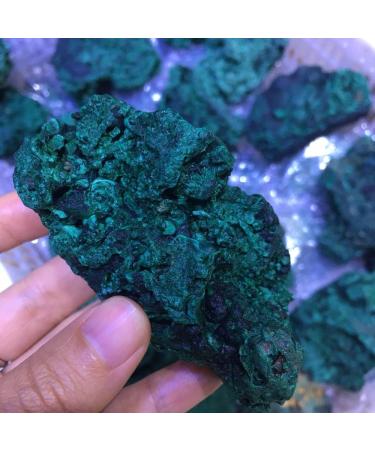 Natural Crystal Rough Natural Crystal Rough 200-300g Beautiful Natural Malachite Specimen Rough Gemstone Reiki Crystals for Collection&Home Decoration - Buy Online on GoSupps.com