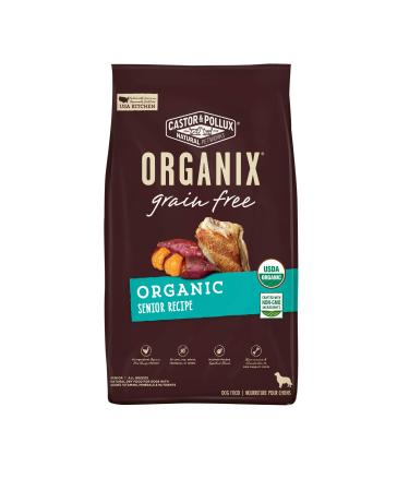 Castor & Pollux Organix Grain Free Dry Dog Food Organic Senior Recipe Senior 4 Pound (Pack of 1)