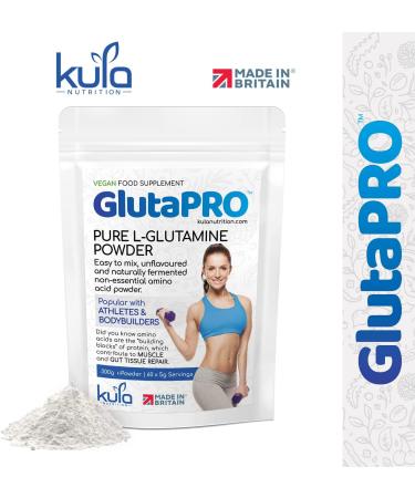 GlutaPRO Pure L Glutamine Powder 300g - Muscle Growth & Gut Health Support - Buy Online on GoSupps.com