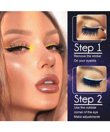 Reusable Eyeliner & Eyelash Stickers - Multicolored Makeup Tool for Role-Playing & Photo Parties | LSggtim - Buy Online on GoSupps.com