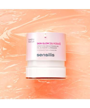 Sensilis - Skin Glow Glycolic Gel Lissant Illuminateur avec 8% d Acide Glycolique Illumine Hydrate Unifie le Teint et Raffermit la Peau Usage Nocturne Convient aux Peaux Sensibles - 50 ml - Buy Online on GoSupps.com
