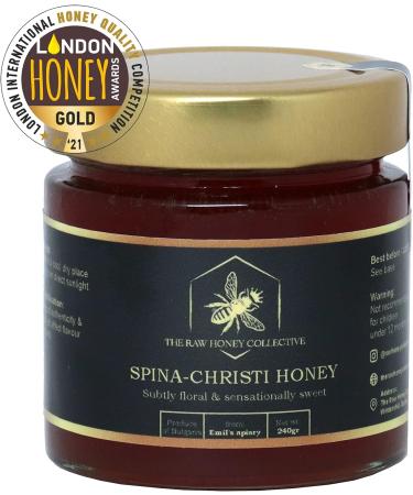 Award Winning Pure Spina Christi Honey (Gold Award at The London Honey Awards 2021). Single Origin Honey from The Raw Honey Collective - 240g - Buy Online on GoSupps.com