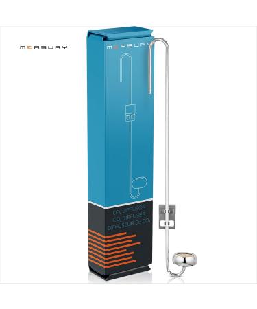 Measury Stainless Steel CO2 Diffuser for Aquariums - 250mm (25cm) | Enhance Your Aquarium s Growth - Buy Online on GoSupps.com