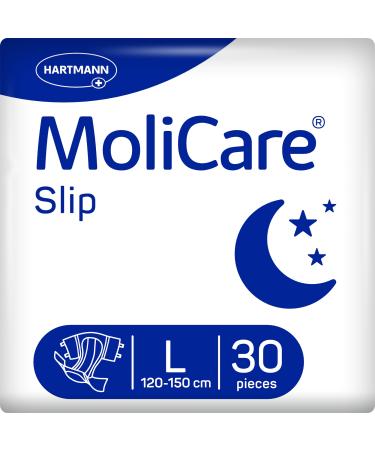 Molicare Slip Night incontinence briefs for women and men with severe urine and stool incontinence size.L (100-150) 30 pieces Night L 30 pieces