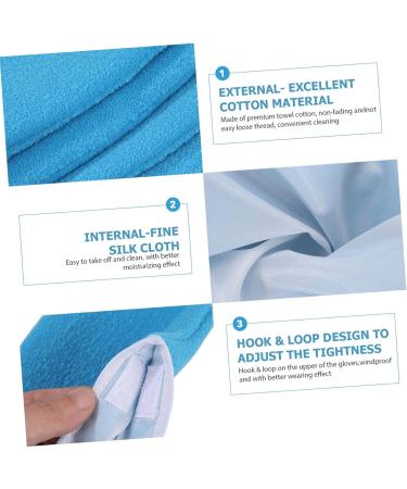 minkissy 3 Sets Paraffin Gloves Wax Work Cotton Mittens Wax Gloves Paraffin Glove Wax Warmer Hand Foot Liners and Bag Work Glove Paraffin Accessories Comfortable Hand Cover - Buy Online on GoSupps.com