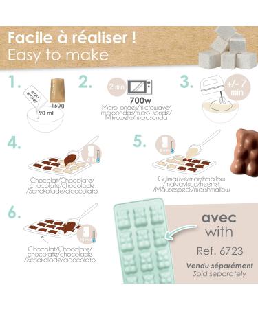 ScrapCooking - Pr paration pour Guimauve Vanille 160 g - Mix pour Chamallow & Ourson Guimauve Maison - Vanille Bourbon de Madasgascar - Cuisine P tisserie - Fabriqu en France - 8555 - Buy Online on GoSupps.com