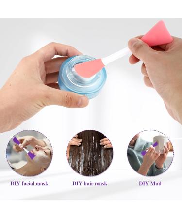 Buy Teaaha 6PCS Silicone Face Mask Brush Applicator Reusable Double-End Tool for Skincare Makeup & Beauty | Ideal for Creams Lotions Gels & Foundations in 6 Colors - Buy Online on GoSupps.com