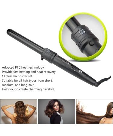 Professional 5 in 1 Hair Curler - 85W Fast Heating Ceramic Curling Iron Wand (US Plug) - Perfect for Home Hair Care & Styling - Buy Online on GoSupps.com