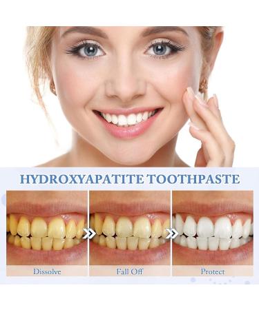 2PCS Hydroxyapatite Toothpaste 7.5 for Enamel Protection Fluoride-Free Toothpaste for Sensitive Teeth Fresh Breath Mild Mint Flavor 4.23 oz - Buy Online on GoSupps.com
