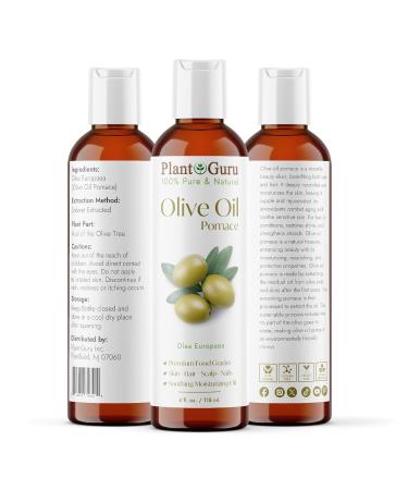 100% Pure Olive Oil Pomace 4 fl. oz - Natural Moisturizer for Skin Hair & DIY Cosmetics - Buy Online on GoSupps.com