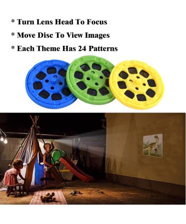 Georgie Porgy Children Projector Flash Lamp - Dinosaur Wall & Ceiling Decor for Kids | Enhances Hand-Eye Coordination & Science Learning - Buy Online on GoSupps.com