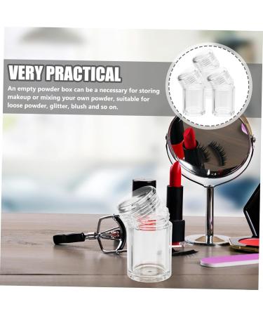 FOMIYES 12pcs Boxes Loose Clear Cases Holesml with Powder Empty Containers Body Sifter Cosmetic Cosmetics - Buy Online on GoSupps.com