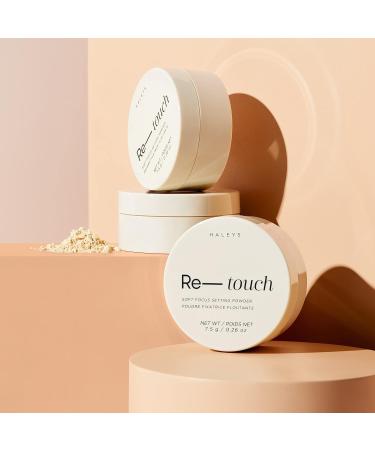 Haleys Flawless Finish Set (Light Medium) | Re-touch Soft Focus Loose Setting Powder | Skin Perfecting Formula for All Skin Types | Streak-free Blending - Buy Online on GoSupps.com