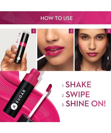 Love Earth Cosmetics Partner In Shine Transferproof Glossy Lipstick Lasts up to 24 hours Transferable & stain resistant 3ml 06 Rouge Rueda - Buy Online on GoSupps.com