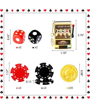 LaVenty Casino Cake Decoration Set with Happy Birthday Cake Topper Pick Las Vegas Themed Decoration - Buy Online on GoSupps.com