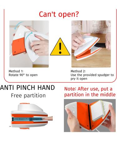 Aoikumo Water-filled Magnetic Glass Brush Double Side Glass Cleaning Brush For Window Cleaning Household Cleaning Tool Magnetic Window Cleaner Brush Thickness 0.78''-1.18''(20-30mm) 1 count (Pack of 1) - Buy Online on GoSupps.com