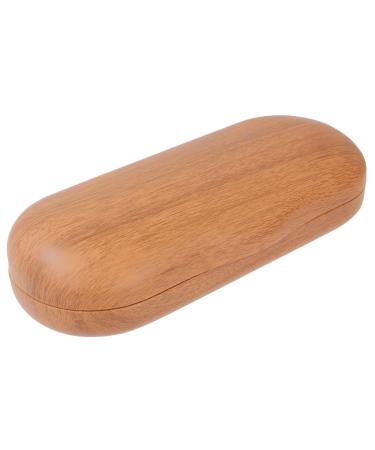 BIP Modern hard case in rustic wood look with metal hinge - SUMATRA WOOD in red brown