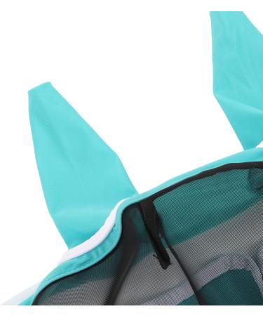 Horse Fly Mask Horse Eye Mask Extended View Mosquito Protection Removable for Horses S Blue Green - Buy Online on GoSupps.com