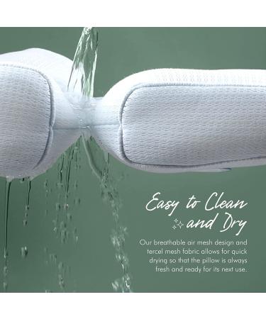 Luxury Bathtub Pillow with 6 Non-Slip Suction Cups - Soft, Extra Thick, and Supportive Head, Neck, and Shoulder Cushion - Ideal for Soaking Tub, Shower, and Hot Tub - Buy Online on GoSupps.com