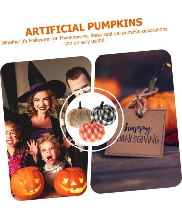 Zerodeko Foams Fake Pumpkin 12pcs Thanksgiving Pumpkin Artificial Party Supplies Environmental Foam Thanksgiving Assorted Fake Pumpkins Assorted Color 8.50X8.50X7.50CM - Buy Online on GoSupps.com