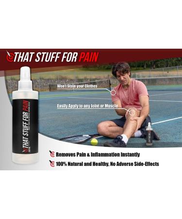 Pain Relief Spray - Natural Back, Muscle, Headache, Knee & Joint Pain Relief - 250ml - Buy Online on GoSupps.com