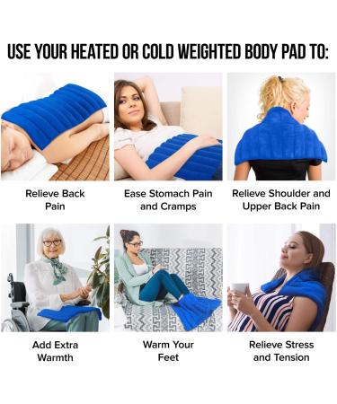 Natural Moist Heat Therapy Heating Pad for Back, Neck & Shoulders Relief - Washable Cover - Ideal for Nerve Pain, Cramps & Lower Lumbar Pains - Large Size by ComfortCloud - Buy Online on GoSupps.com