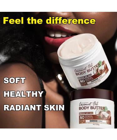 Coconut Body Butter Body Moisturizer with Organic Oil Body Moisturizer for Dry Skin Hand 24-Hour Moisture Skin Care Smooth and Radiant Skin coconut - Buy Online on GoSupps.com