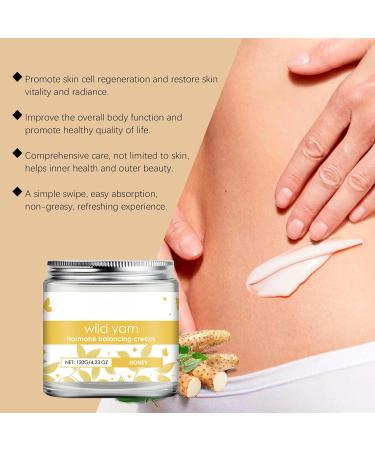 Wild Yam Cream Hormone Balancing Cream Wild Yam Cream Wild Yam Body Creams for Women Wild Yam Cream Hormone Balance Body Moisturiser for Dry Skin Skin Tightening Cream Body Elasticity - Buy Online on GoSupps.com