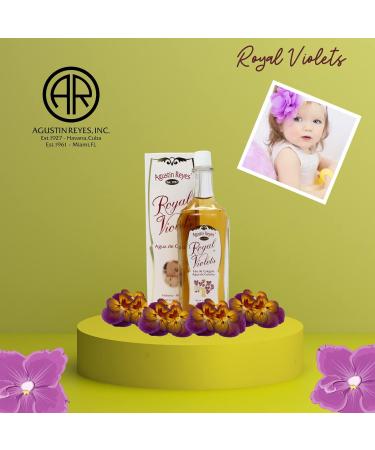 Royal Violets Eau de Cologne Gently and Refreshing for Baby Skin Relaxing Aroma 4-Pack of 5.0 FL Oz 2 Glass Bottles Amber Wood 5 Fl Oz (Pack of 4) - Buy Online on GoSupps.com