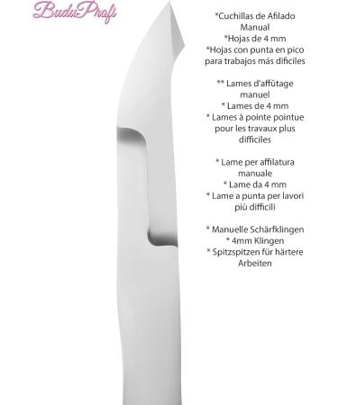 Staleks Pro 4mm Professional Cuticle Nippers NS-80-4 - Stainless Steel Manual Sharpener | International Shipping Available - Buy Online on GoSupps.com