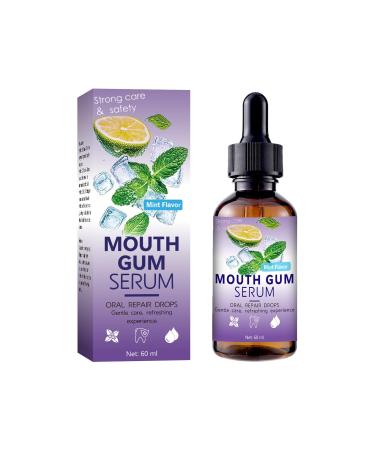 Dental Cleansing Drops Long Lasting 60ml Refreshing Oral Care Function with Daily Use Formula Dental Hygiene Drops for Adults Seniors Teens Women Men