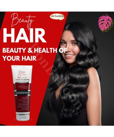 Eva Hair Keratin Leave-In Cream 6.76 oz - Nourishes & Strengthens Damaged Hair - Buy Online on GoSupps.com