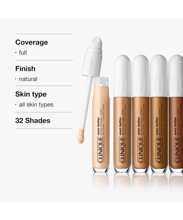 CLINIQUE Even Better All-over Concealer + Eraser - WN 01 Flax | 6 ml | Shop Internationally for Flawless Coverage - Buy Online on GoSupps.com