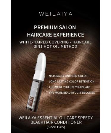 Weilaiya Brown Black Color Conditioner Vibrant Hair Color & Shine | International Shipping Available - Buy Online on GoSupps.com