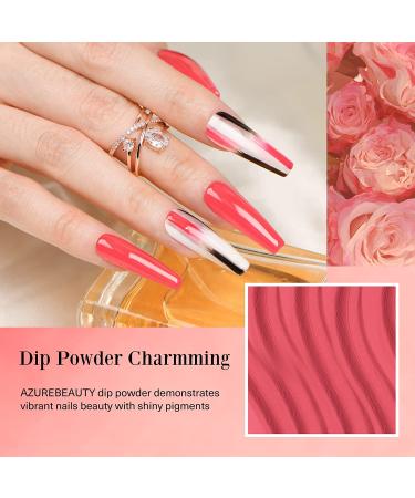 AZUREBEAUTY B-Apple Red Pink Dip Powder - 2oz Odor-Free Nail Art for DIY & Salon Use - Buy Online on GoSupps.com