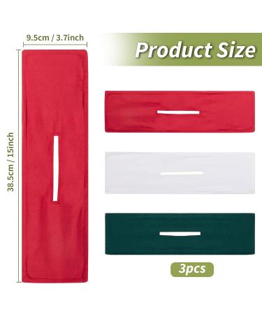 Melliex 3-Piece Hair Bun Maker Set | Magic Hair Donut & French Twist Styles in Red White & Green - Perfect for Women & Girls - Buy Online on GoSupps.com