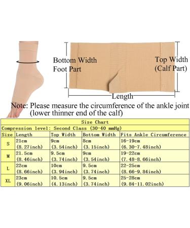 eYotto 1pair Compression Ankle Support Sleeve Breathable Ankle Wrap for Stabilize Ligament Relieve pain Arch Sport Stabilize Ligaments - For Swelling and Sprained Ankle Arthritis Recovery Injury Nude XL (Pack of 2) - Buy Online on GoSupps.com