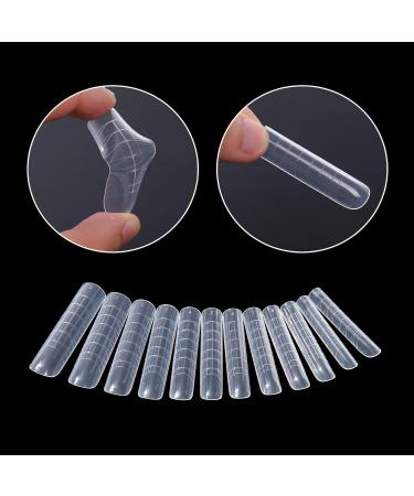 BNG 120-Piece Dual Shapes Nail Tips Set Professional Ballerina & Flat Square Extensions for Polymer Gel | Complete Coverage - Buy Online on GoSupps.com