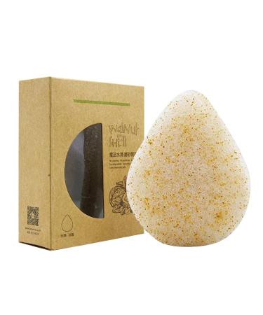 Facial Cleansing Sponges ko-njac and Walnut Facial Cleansing Sponge Face Scrubber | Facial Exfoliator | Facial Sponges